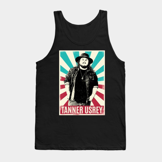 Vintage Retro Tanner Usrey Tank Top by Bengkel Band